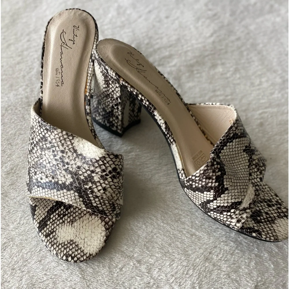 Vintage Havanas Snakeskin sandals - Picture 2 of 10